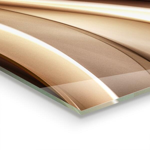 Crédence cuisine en verre Abstraction des vagues d'énergie