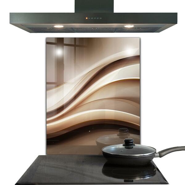 Crédence cuisine en verre Abstraction des vagues d'énergie