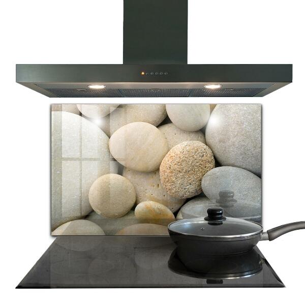 Crédence en verre Plage de galets