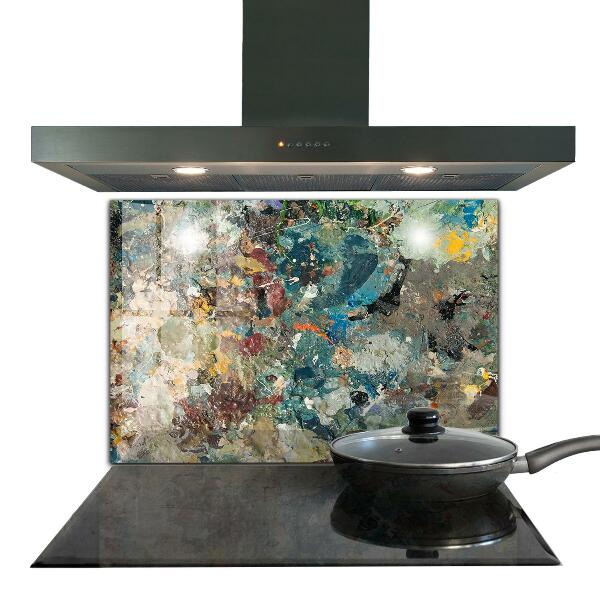 Crédence en verre Texture de peinture à l'huile