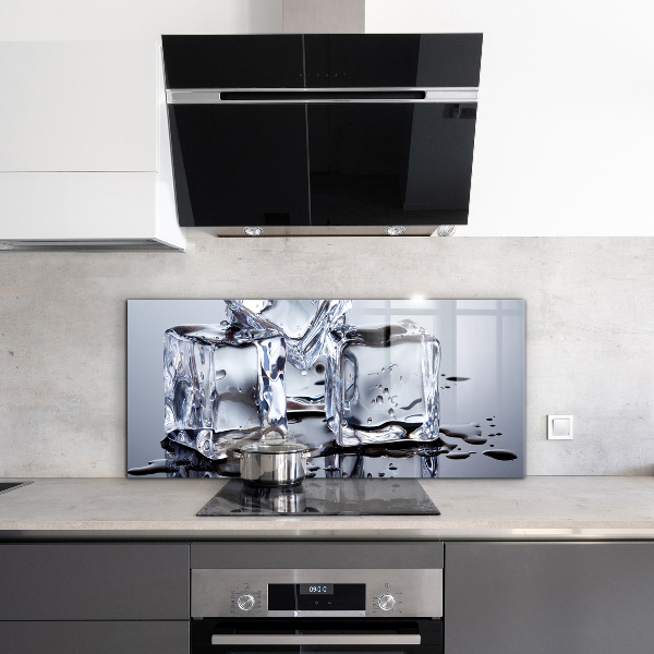 Crédence cuisine en verre Rafraîchissement de glaçons