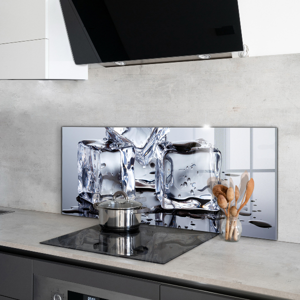 Crédence cuisine en verre Rafraîchissement de glaçons