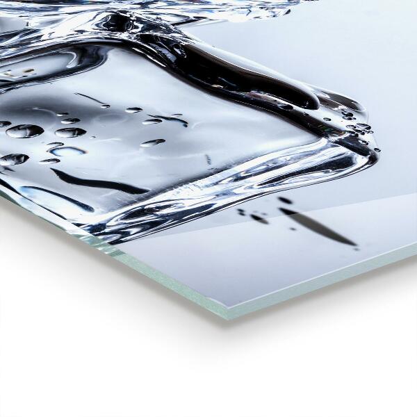 Crédence cuisine en verre Rafraîchissement de glaçons