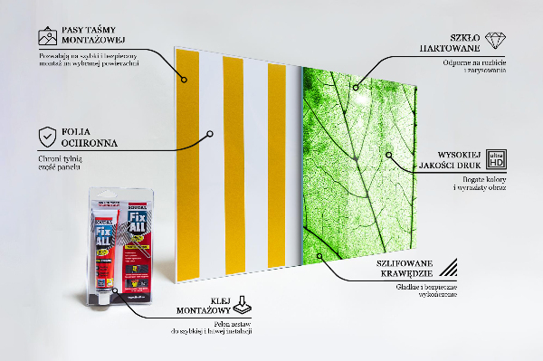 Crédence cuisine en verre Texture de feuille verte