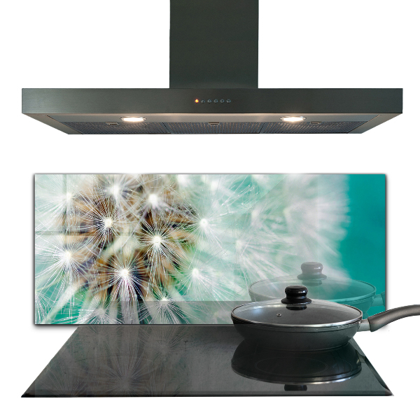 Crédence cuisine en verre Pissenlit dans la centrale éolienne