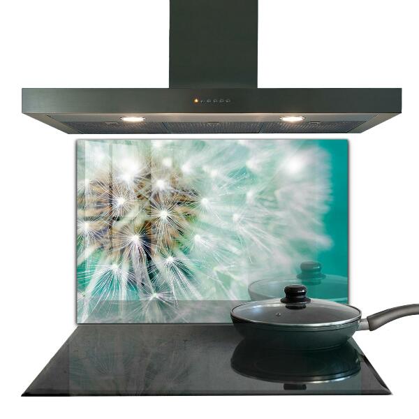 Crédence cuisine en verre Pissenlit dans la centrale éolienne