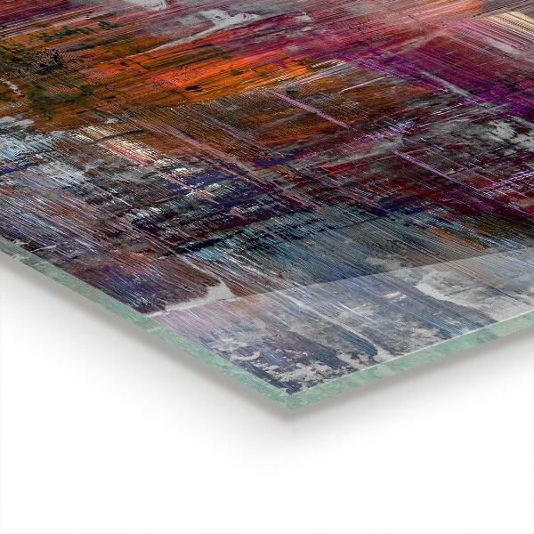 Crédence cuisine en verre Peinture abstraite