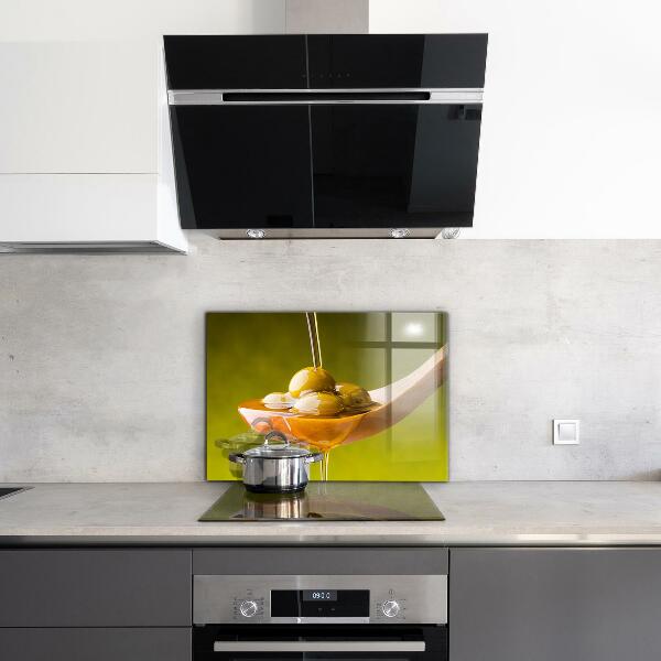 Crédence cuisine en verre Huile d'olive fraîchement pressée