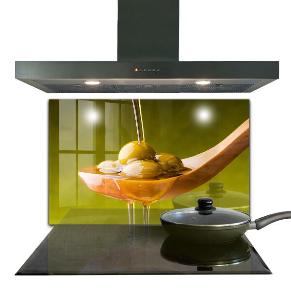 Crédence cuisine en verre Huile d'olive fraîchement pressée