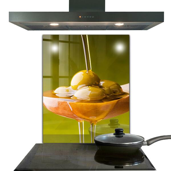 Crédence cuisine en verre Huile d'olive fraîchement pressée