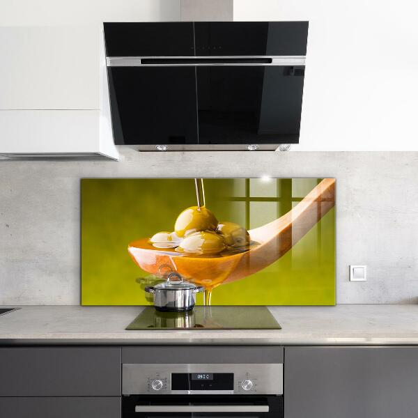 Crédence cuisine en verre Huile d'olive fraîchement pressée