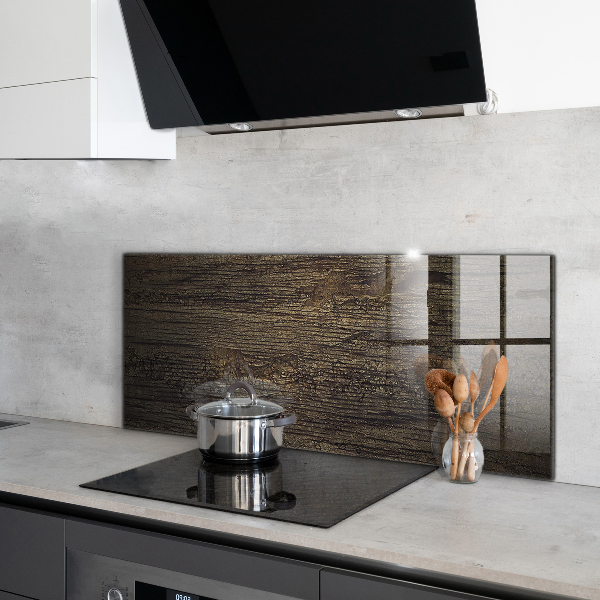 Panneaux muraux cuisine Texture bois rétro