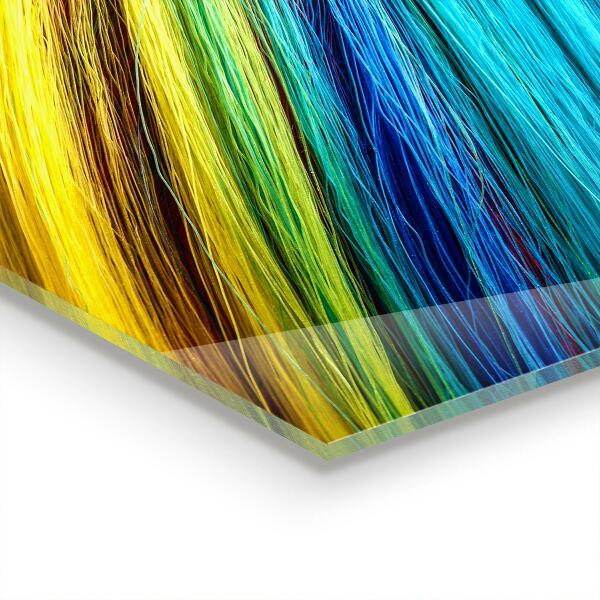 Crédence cuisine en verre Motif arc-en-ciel graphique coloré