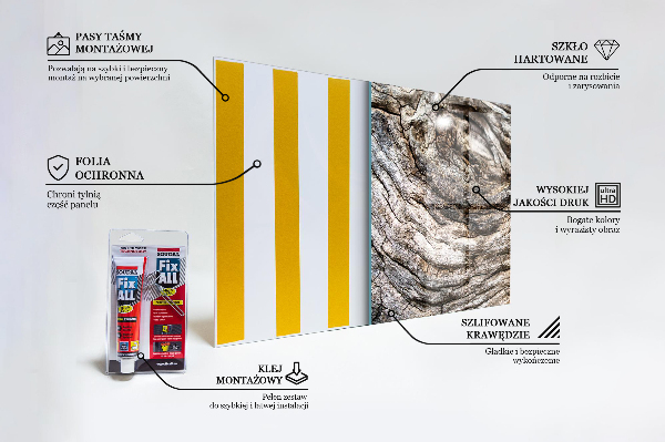 Panneaux muraux cuisine Tronc d'écorce d'arbre