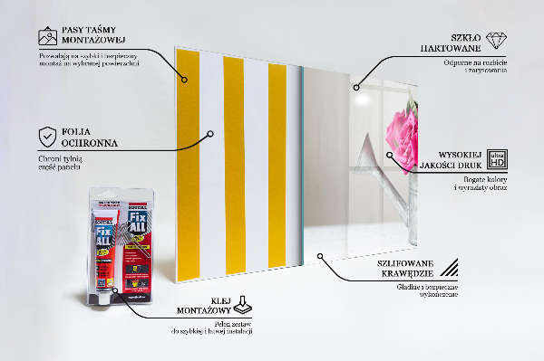 Crédence cuisine en verre Arrosoir avec un bouquet de roses