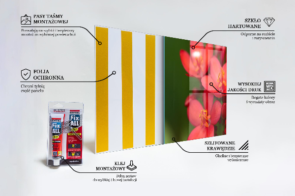 Crédence cuisine en verre Boutons floraux en fleurs