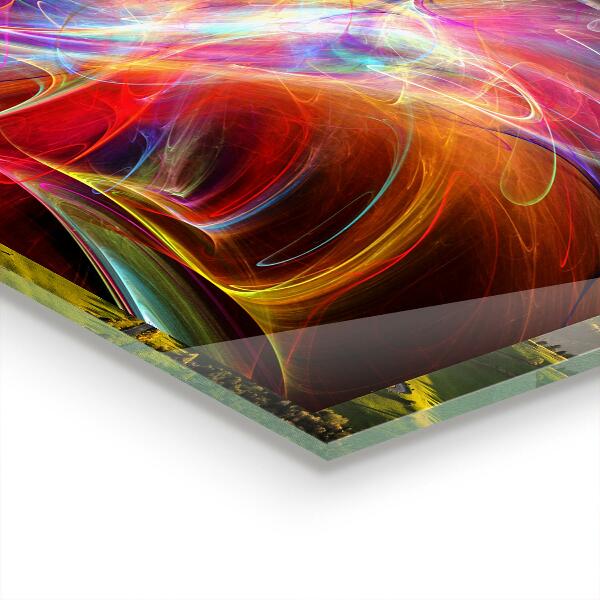 Crédence cuisine en verre Énergie vibrante abstraite