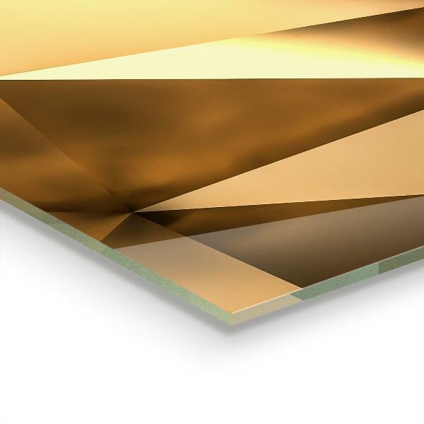 Crédence en verre Texture géométrique métallique