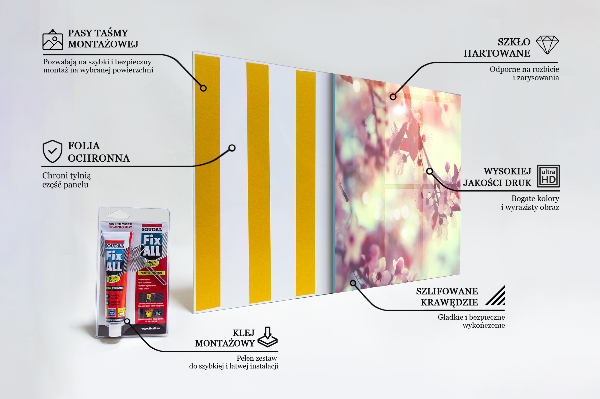 Crédence cuisine en verre Arbre rose en fleurs