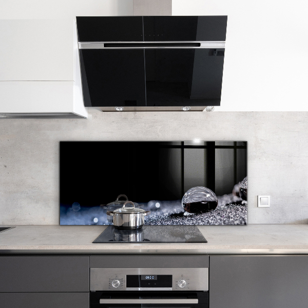 Crédence en verre Une goutte de rosée le matin