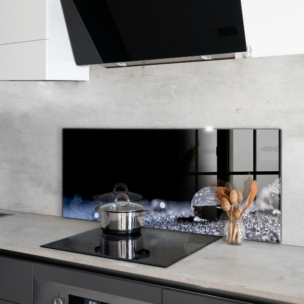 Crédence en verre Une goutte de rosée le matin