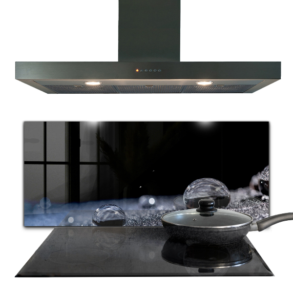 Crédence en verre Une goutte de rosée le matin