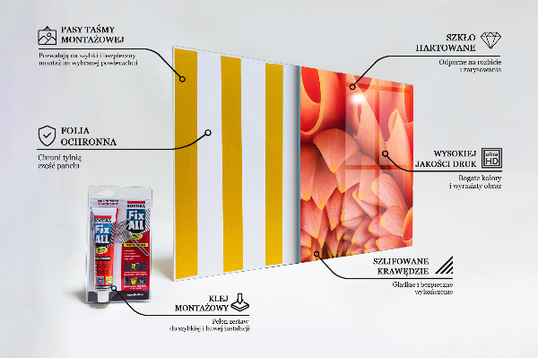 Crédence cuisine en verre Fleur d'oranger