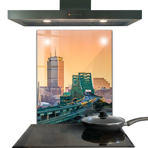 Verre pour crédence Architecture de boston