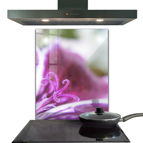 Crédence cuisine en verre Détails de la nature de la fleur rose