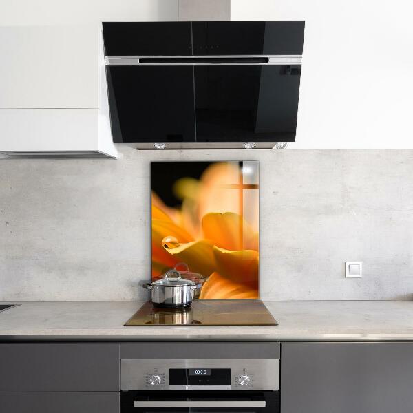 Crédence cuisine en verre Fleur de gerber