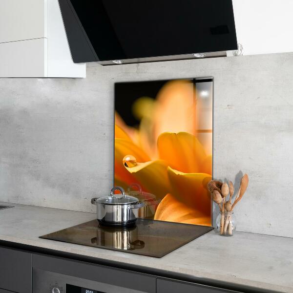Crédence cuisine en verre Fleur de gerber
