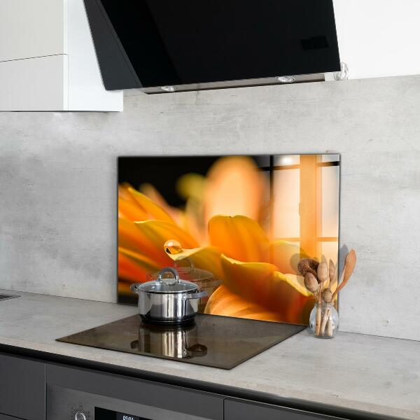 Crédence cuisine en verre Fleur de gerber