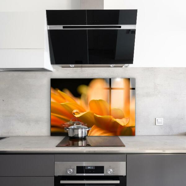 Crédence cuisine en verre Fleur de gerber