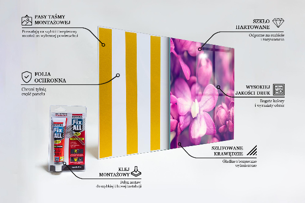 Crédence cuisine en verre Lys roses beauté naturelle