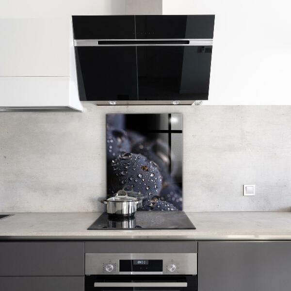 Crédence cuisine en verre Bleuets juteux