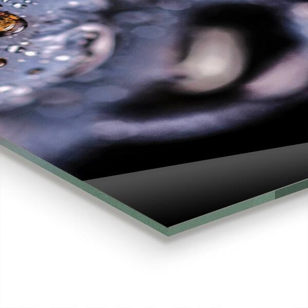 Crédence cuisine en verre Bleuets juteux