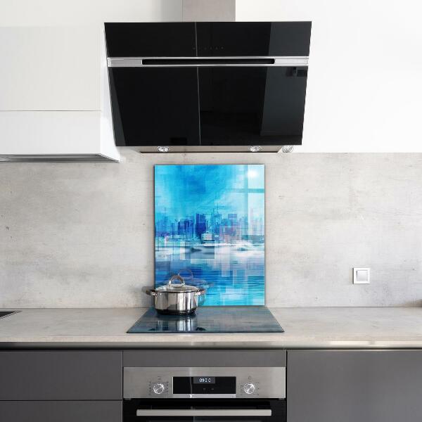 Verre pour crédence Panorama de manhattan new york