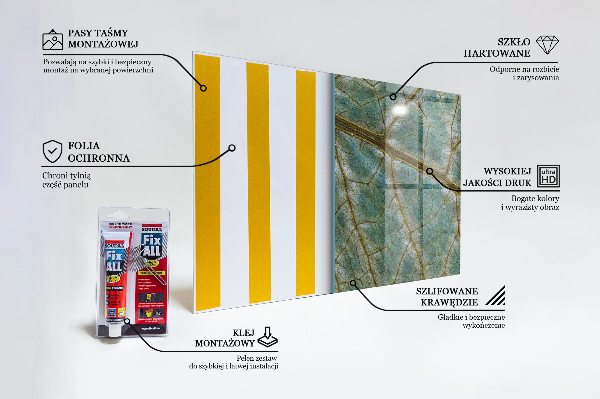 Crédence cuisine en verre Texture des feuilles