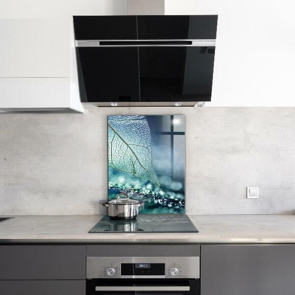 Crédence cuisine en verre Texture délicate des feuilles