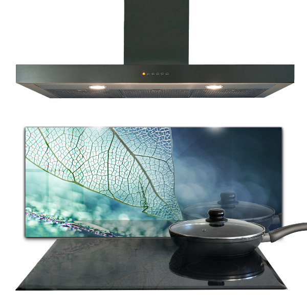 Crédence cuisine en verre Texture délicate des feuilles