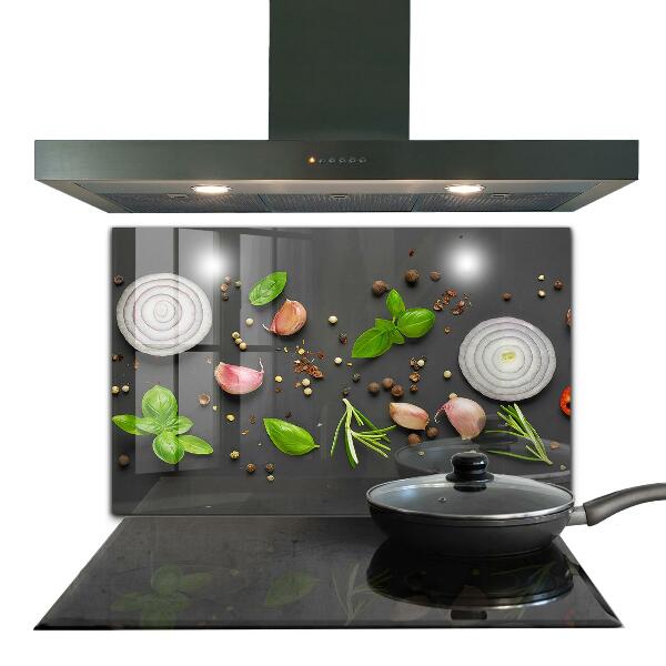 Crédence cuisine en verre Épices cuisine italienne