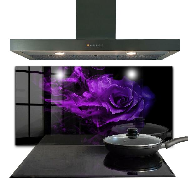 Panneau crédence cuisine Fumée abstraite rose pourpre