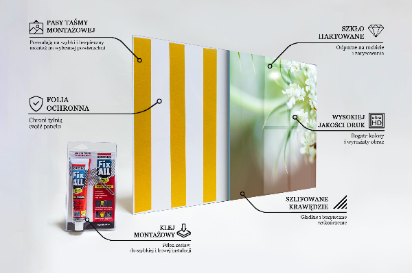 Crédence cuisine en verre Abeille collectant du pollen