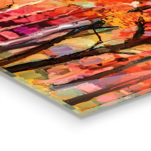 Crédence cuisine en verre Arbres d'automne dans le parc