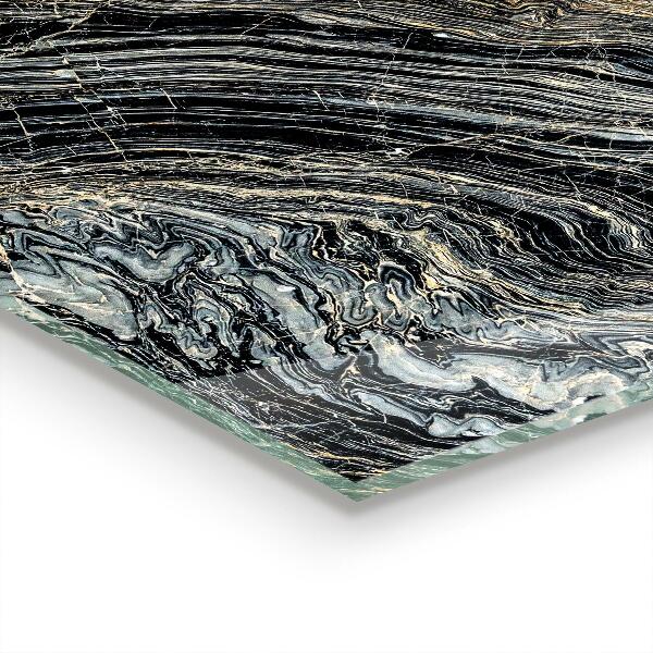 Crédence en verre trempé Texture de granit de marbre