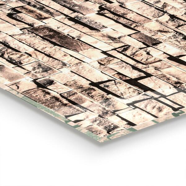 Crédence en verre Brique en pierre naturelle