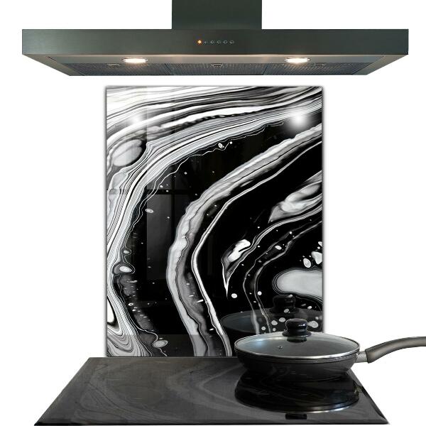 Crédence en verre Abstraction monochrome