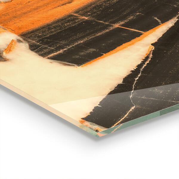 Crédence en verre Composition de pierre naturelle