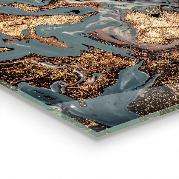 Crédence en verre Résumé d’art en marbre