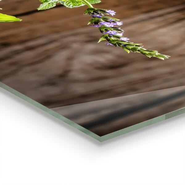 Crédence cuisine en verre Épices de mortier de pierre